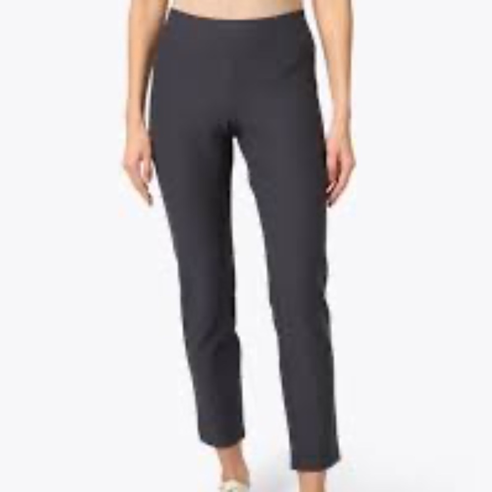 NWT Eileen Fisher Easy Slim Ankle Pant Stretch Char Women's Sz M $218